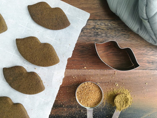 hojicha shortbread cookies