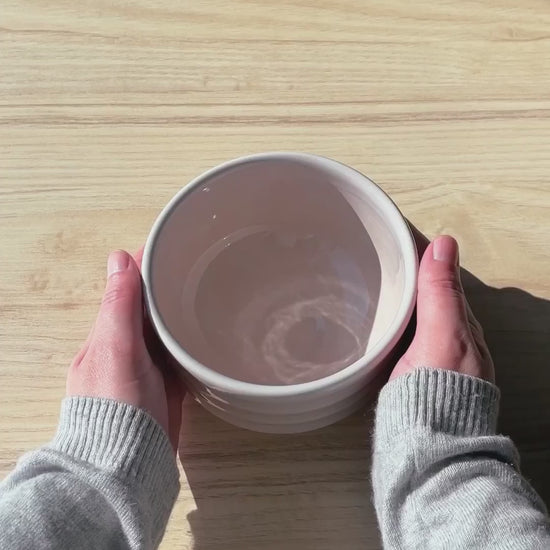 Pink Hojicha Bowl